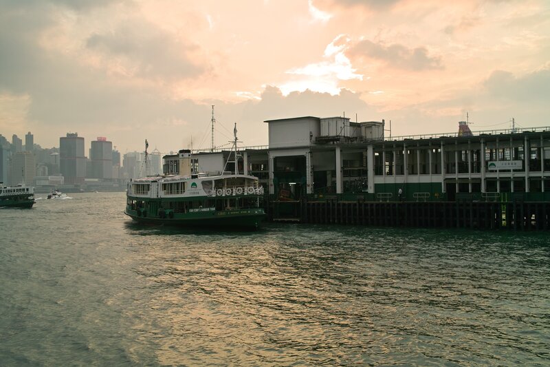 Star Ferry at sunset