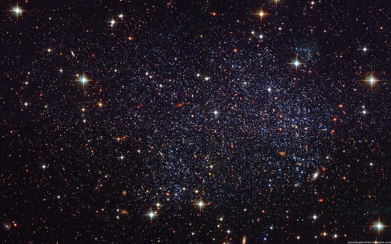 Star Field in Deep Space — Black, Cosmic