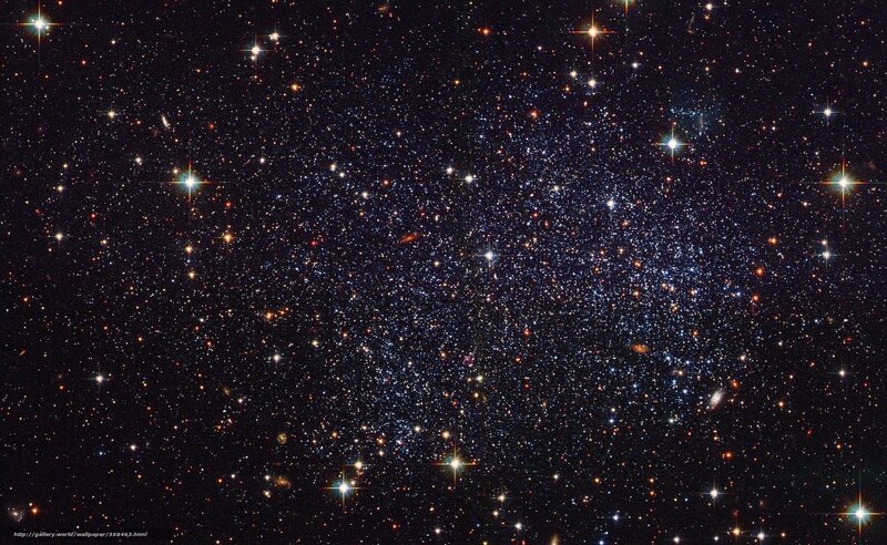 Star field in deep space