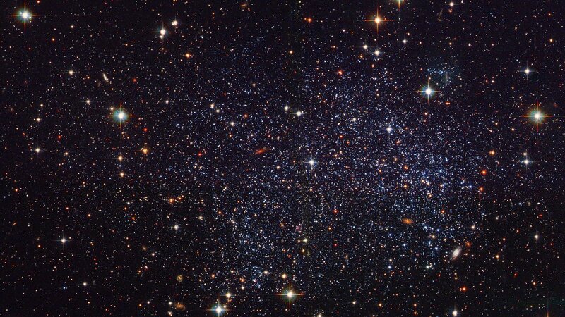 Star Field in Space — Black, Cosmic