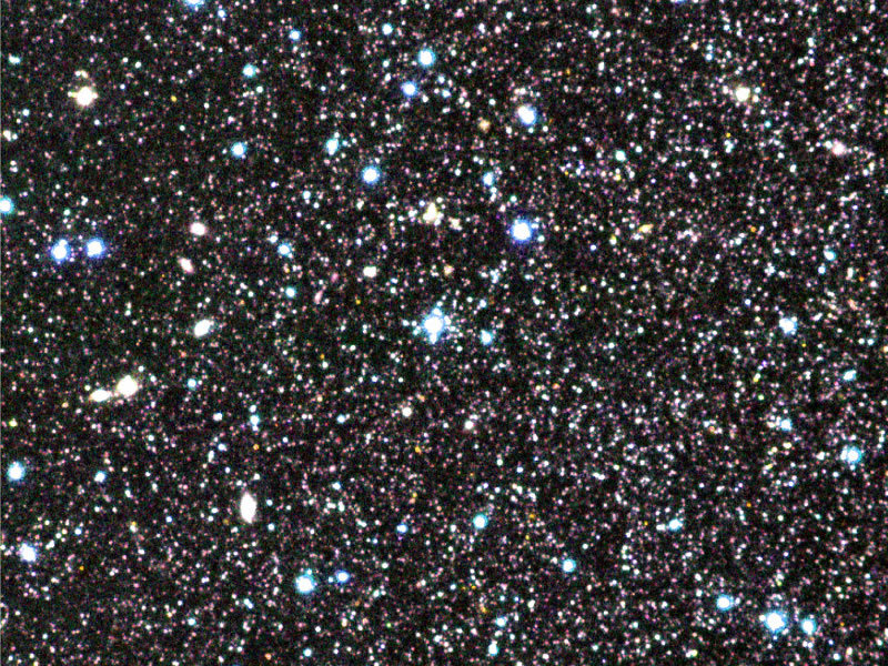 Star Field in Space — Black, Dark