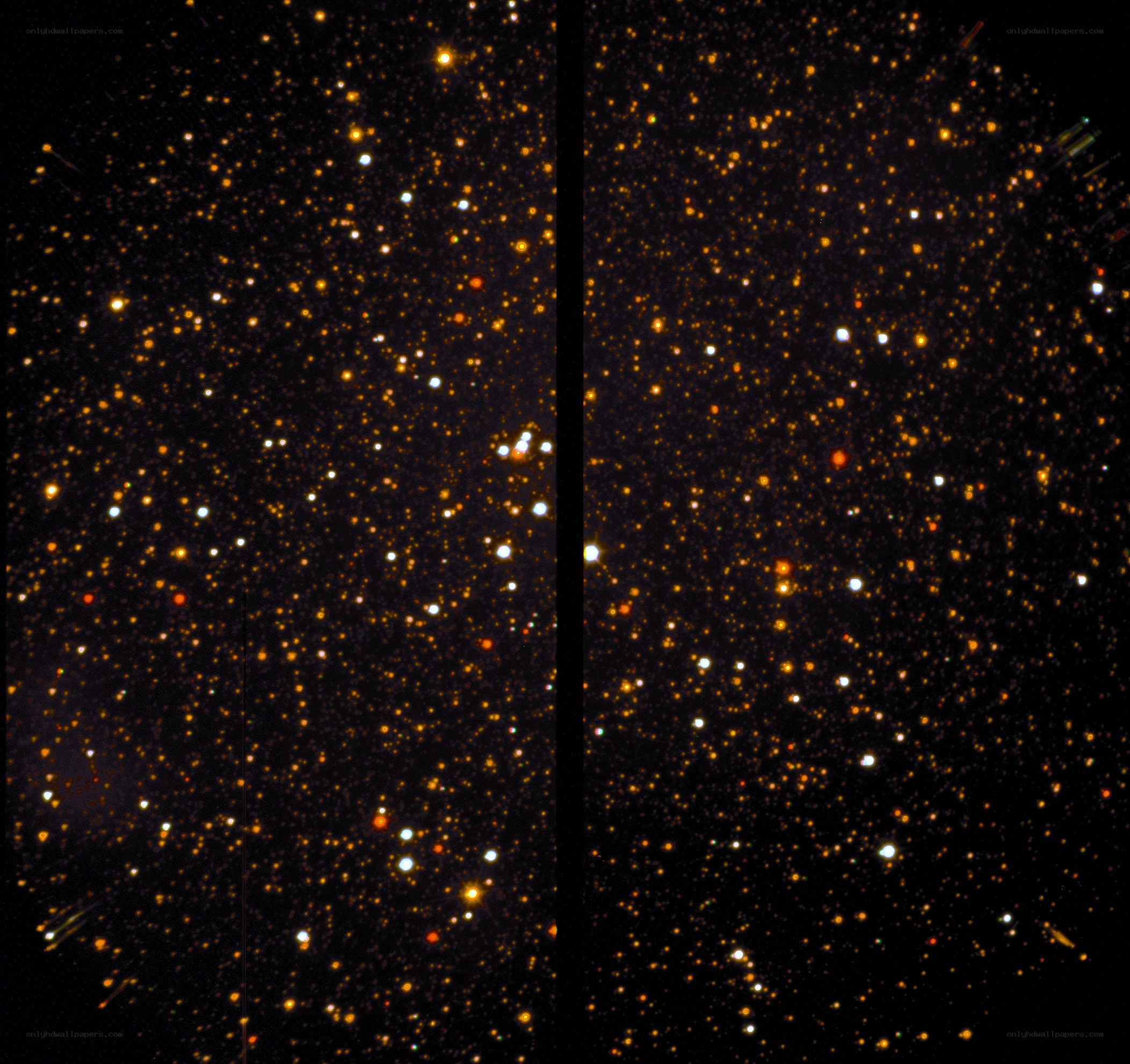 Star field in space