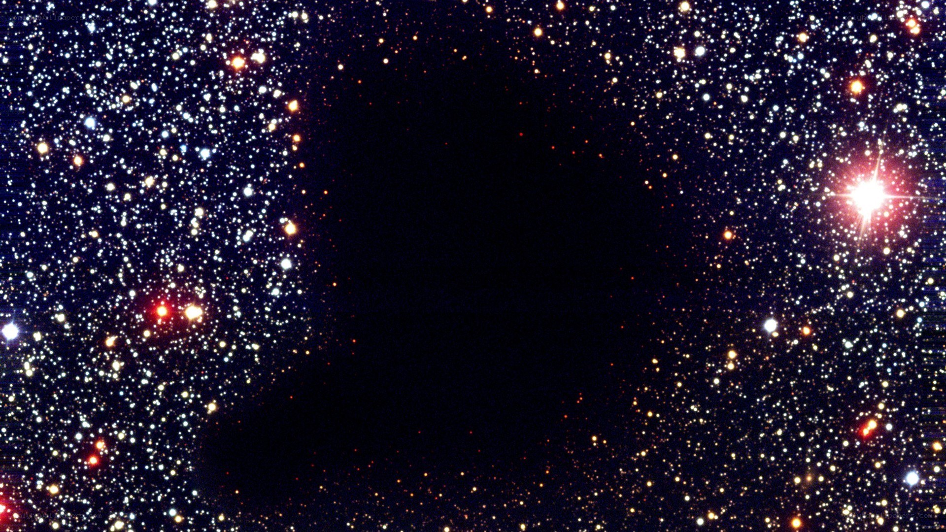 Star field with central void