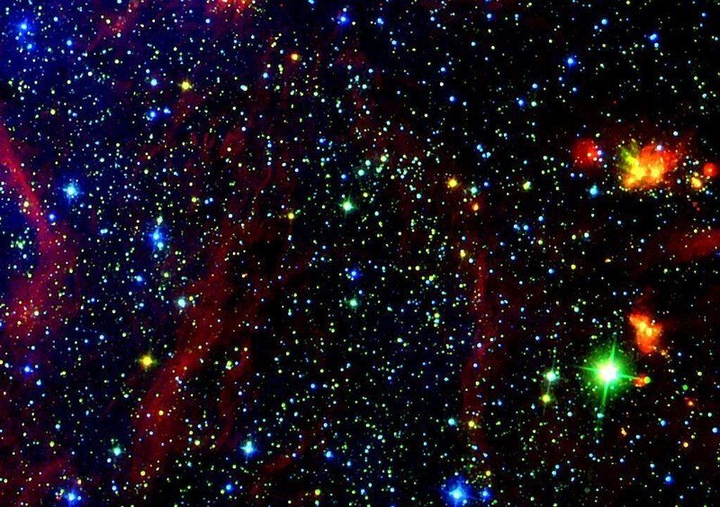 Star Field with Nebula
