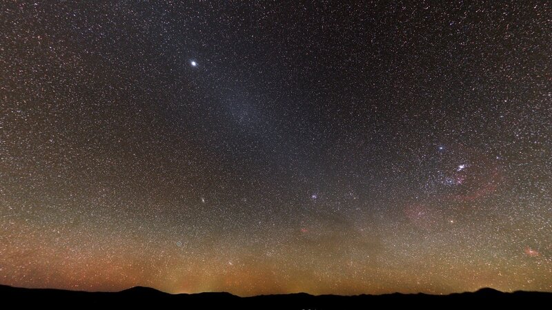 Star-filled Night Sky — Black, Serene