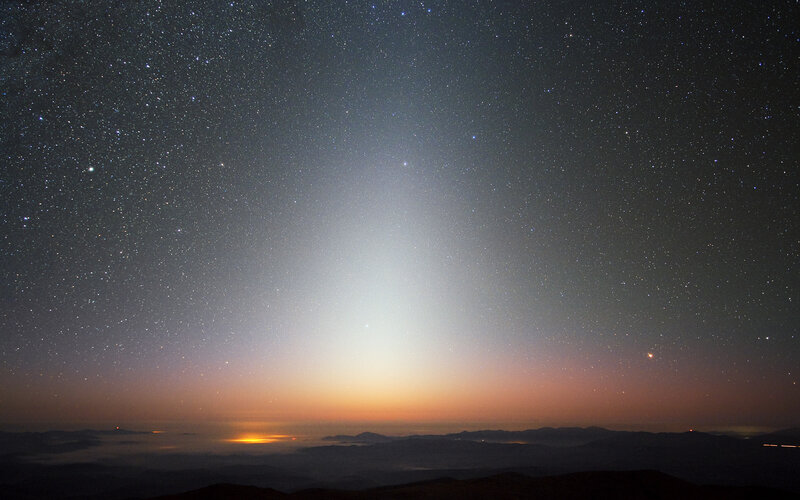 Star-filled Night Sky — Black