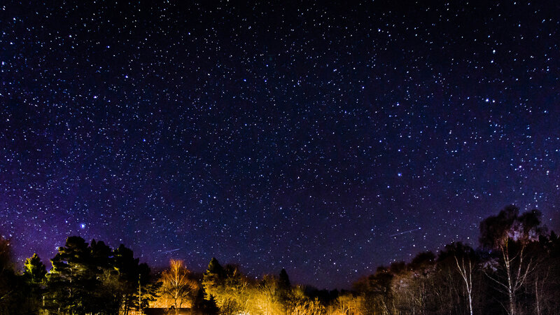 Star-filled Night Sky — Dark Blue