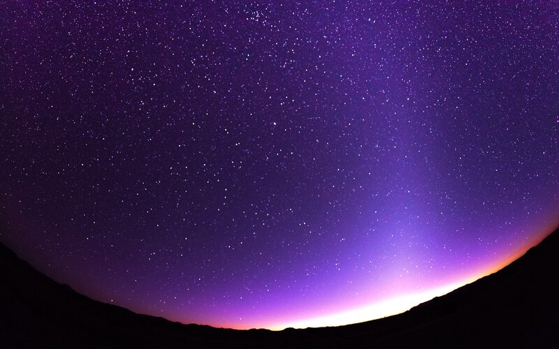 Star-filled Night Sky — Purple
