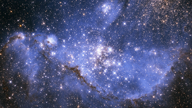 Star-forming Region — Blue, Cosmic, Night, Photograph, Stars