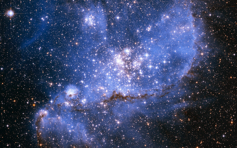Star-forming Region — Blue, Cosmic, Night, Photograph