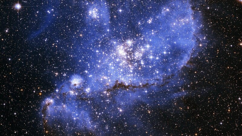 Star-forming Region — Blue, Dramatic, Night