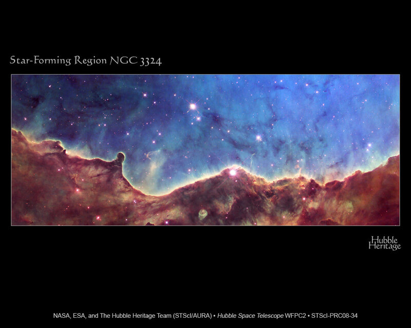 Star-forming Region — Blue, Dramatic