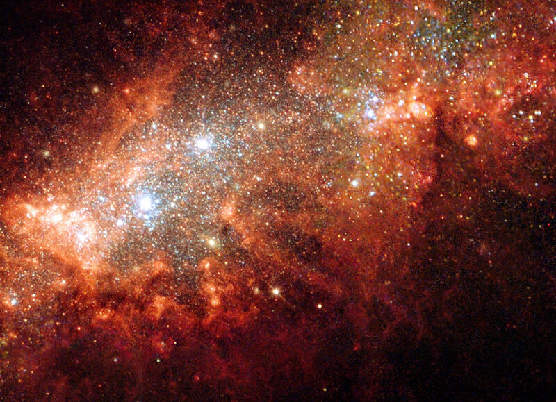 Star-forming region in galaxy