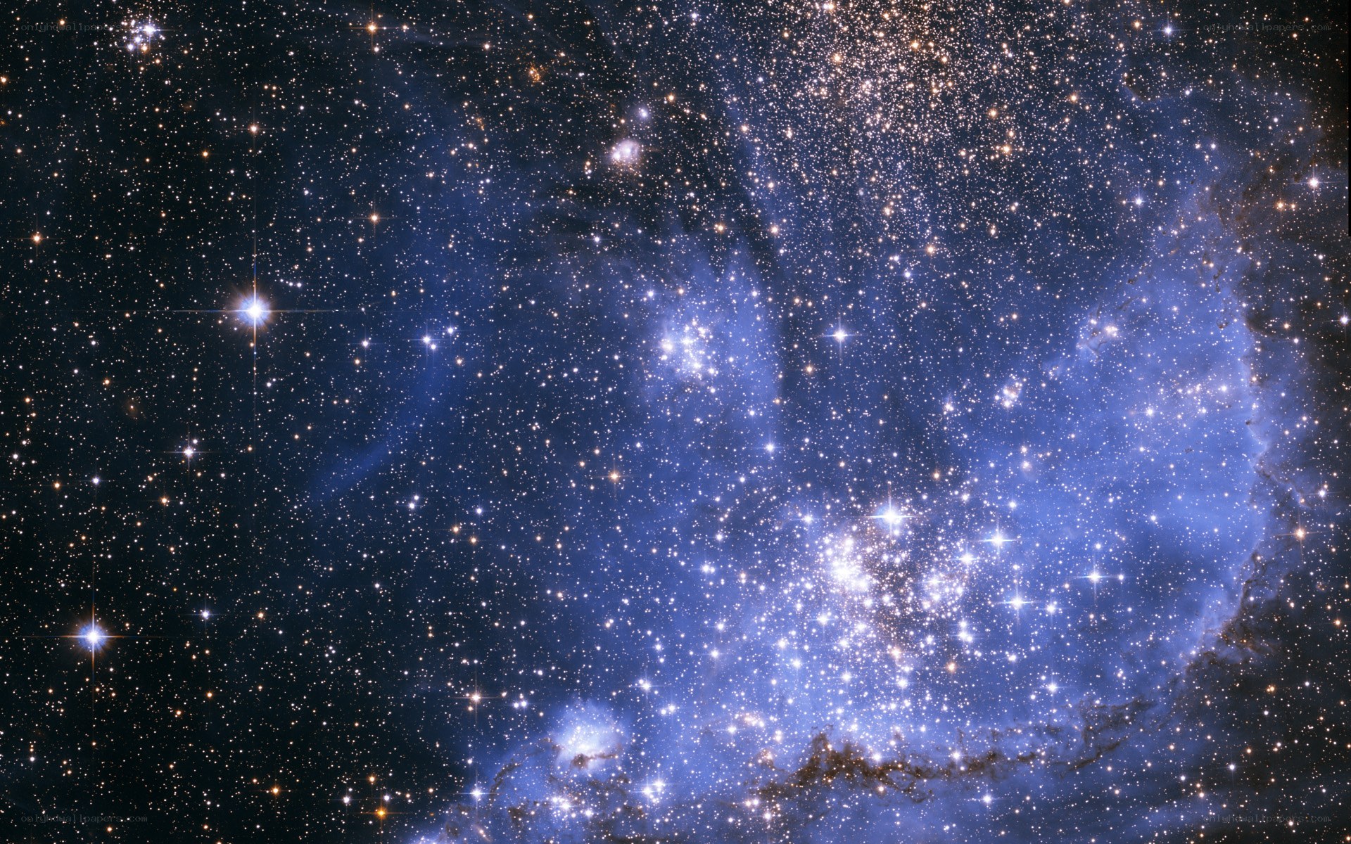 Star-forming region in space
