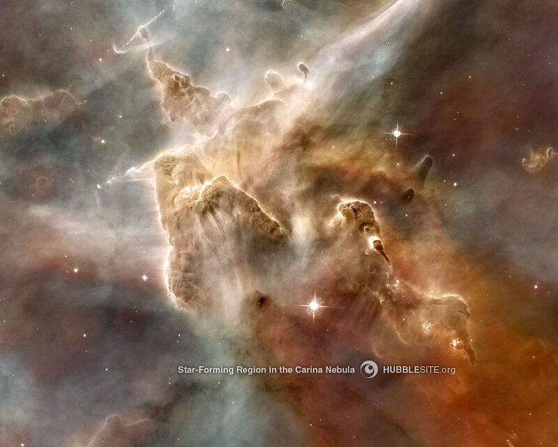 Star-Forming Region in the Carina Nebula