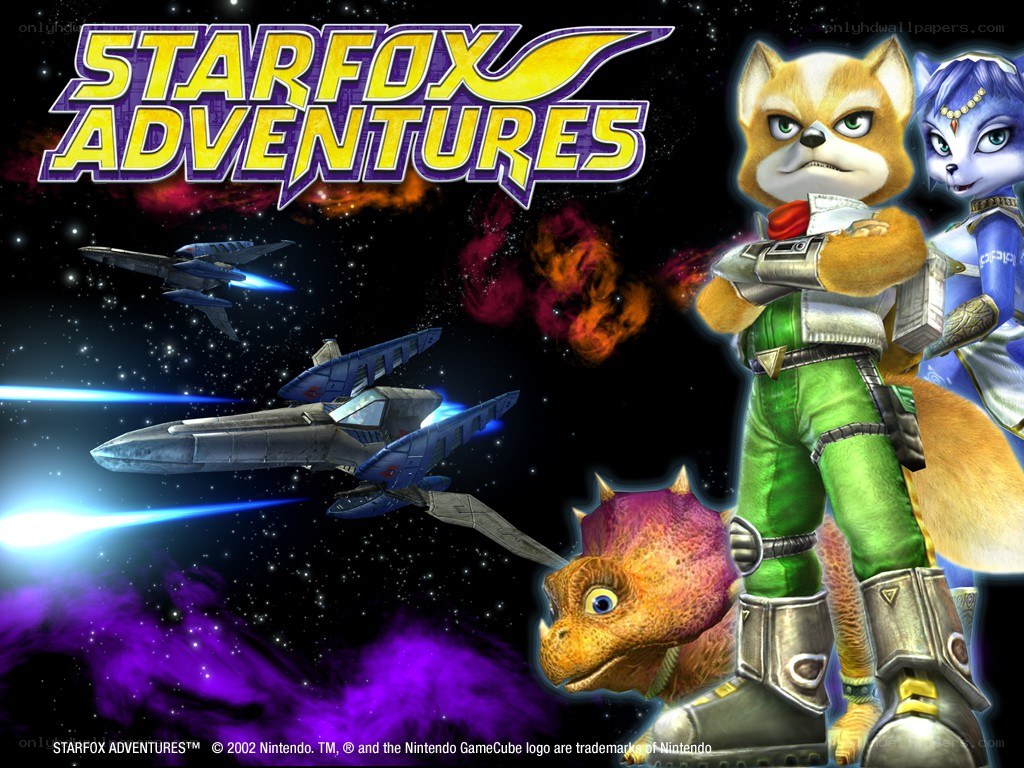 Star Fox Adventures game art