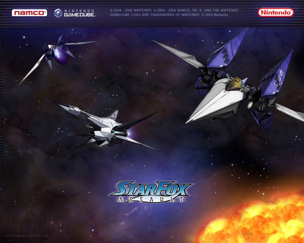 Star Fox Assault game art