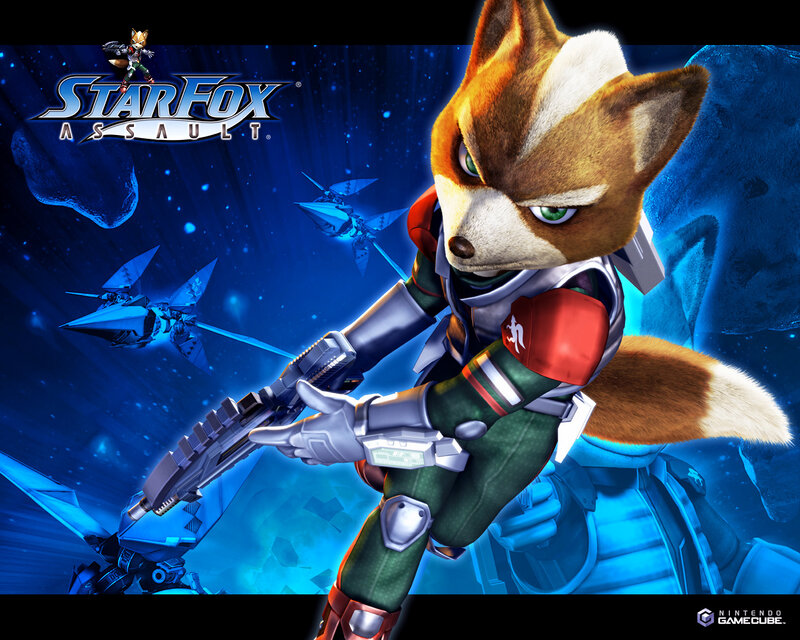 Star Fox Assault promotional art
