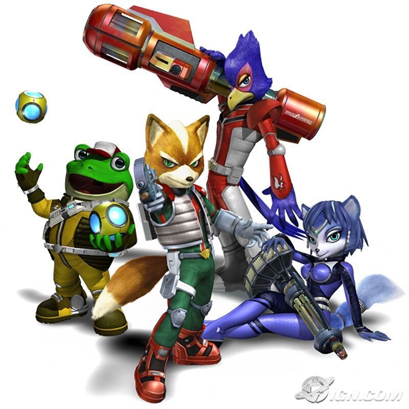 Star Fox team characters