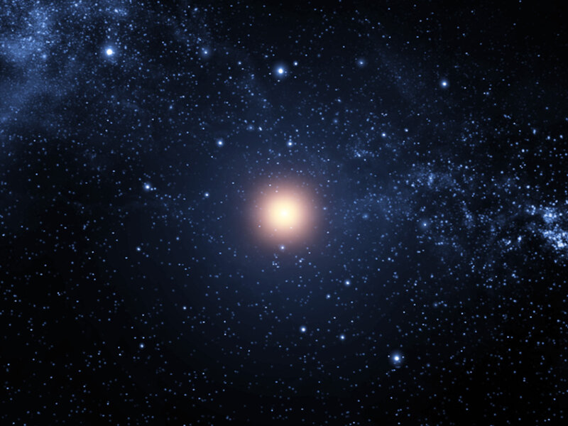 Star in Space