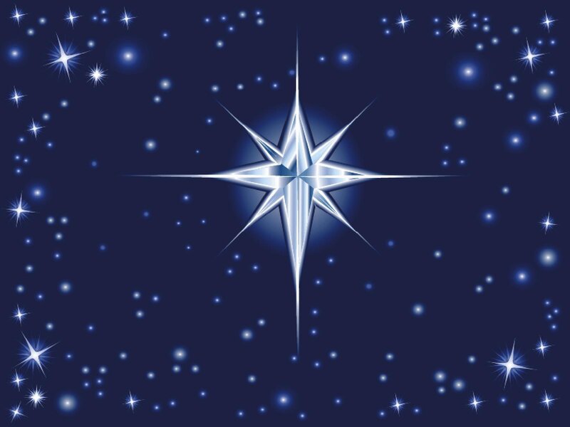 Star in the night sky