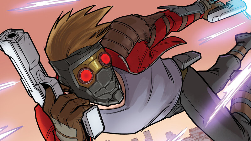 Star-lord in Action — Red