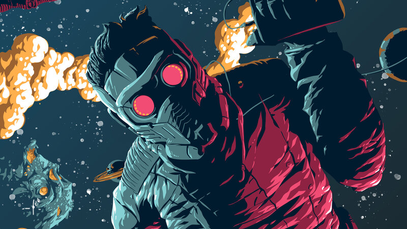 Star-lord in Space — Teal
