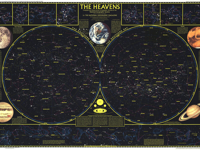 Star Map of the Heavens