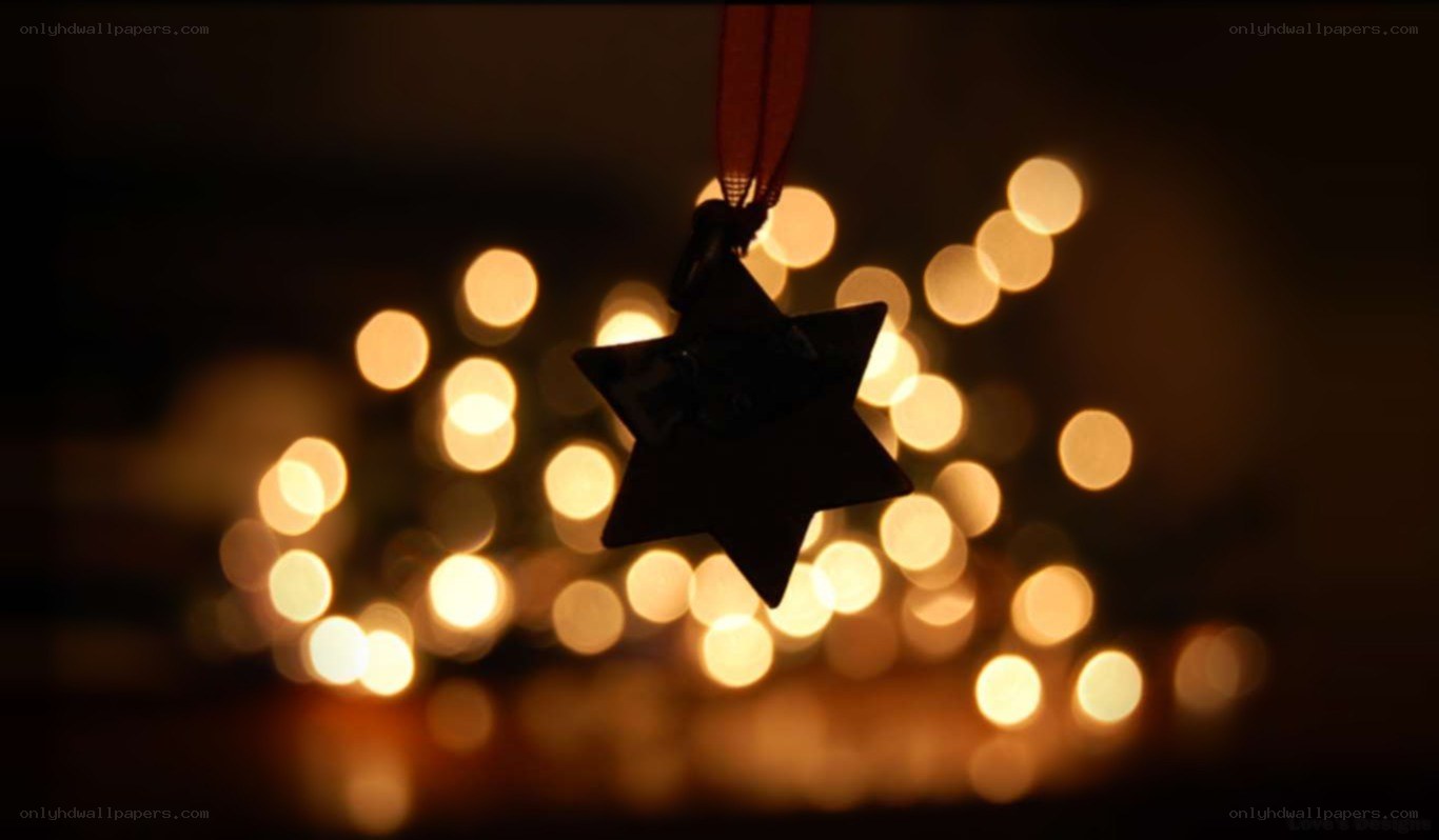star ornament with lights