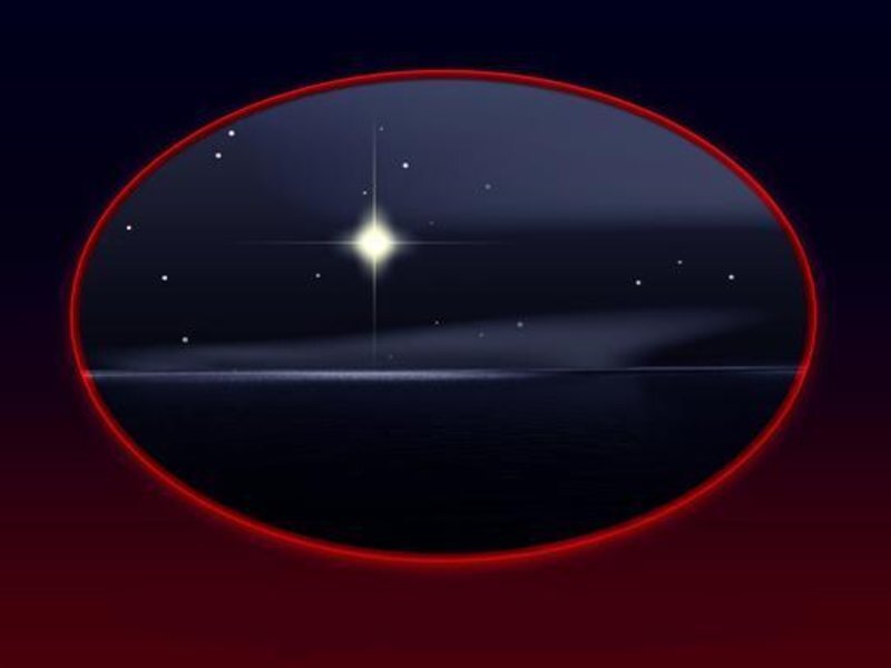 star over the sea