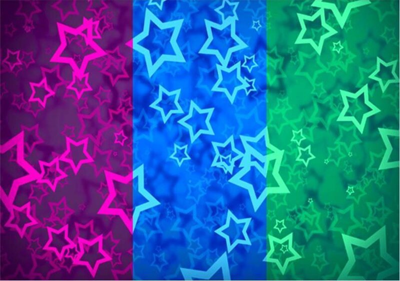 Star Pattern Background — Purple, Vibrant