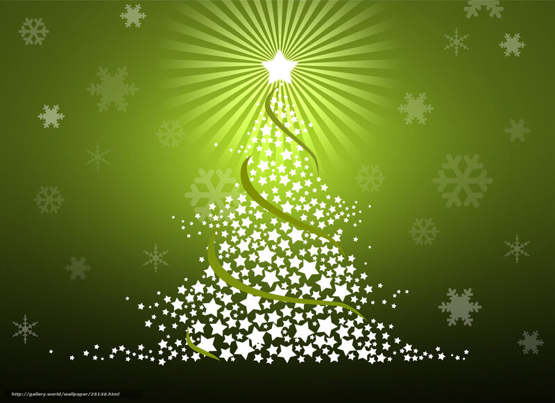 Star-shaped Christmas Tree — Green