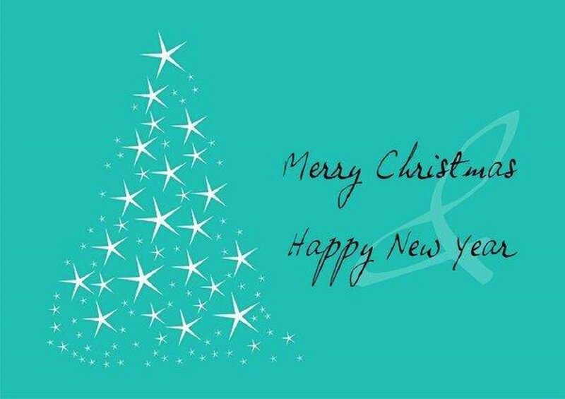 Star-shaped Christmas Tree — Teal