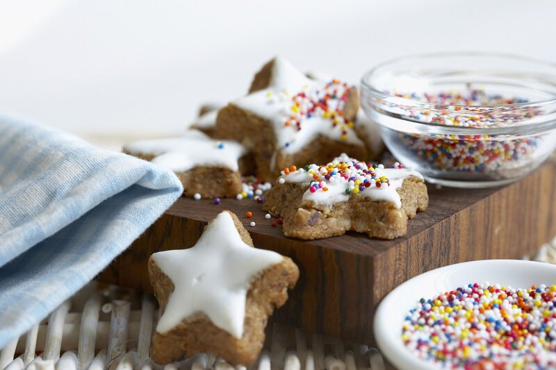 Star-shaped Cookies — Brown, Calm, Photograph