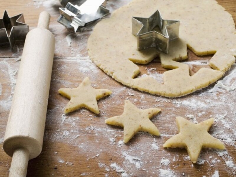 Star-shaped Cookies — Brown, Calm