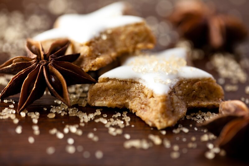 Star-shaped Cookies — Brown, Cozy