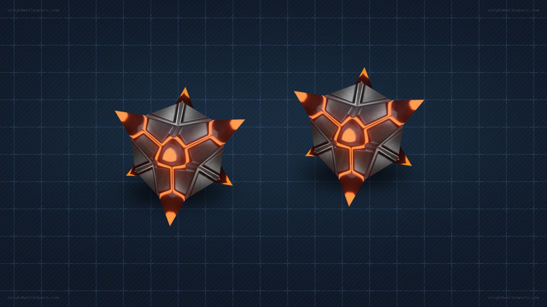 star-shaped energy cores