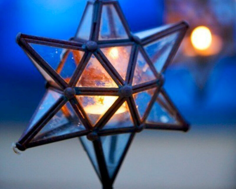 Star-shaped Lantern — Blue