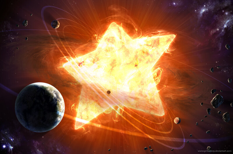 Star-shaped Sun