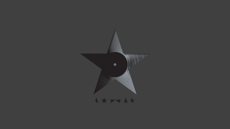 Star-shaped Vinyl Record — Gray