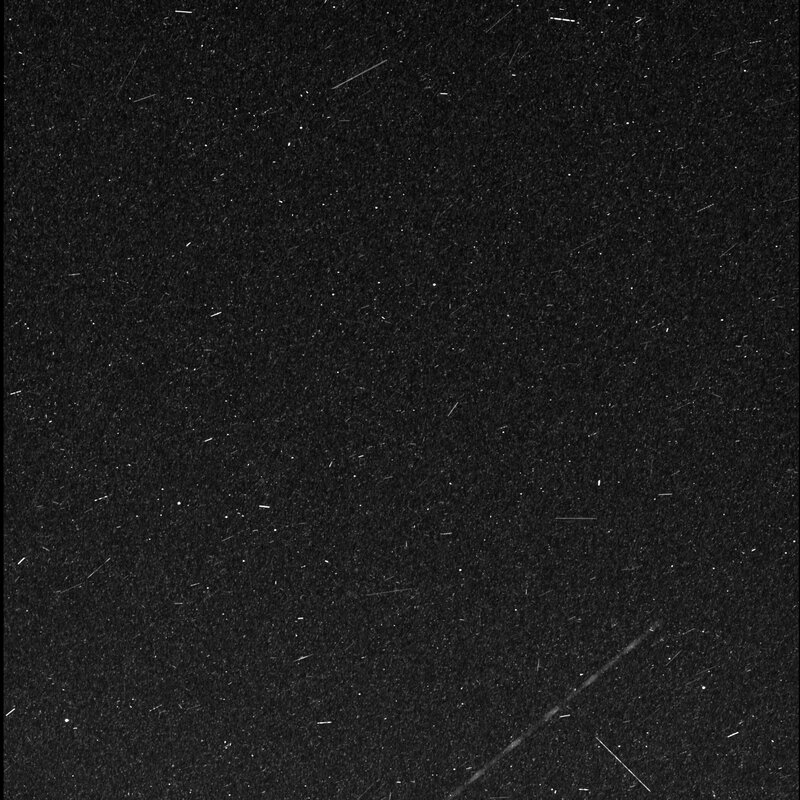 Star Trails in Night Sky — Black, Dark