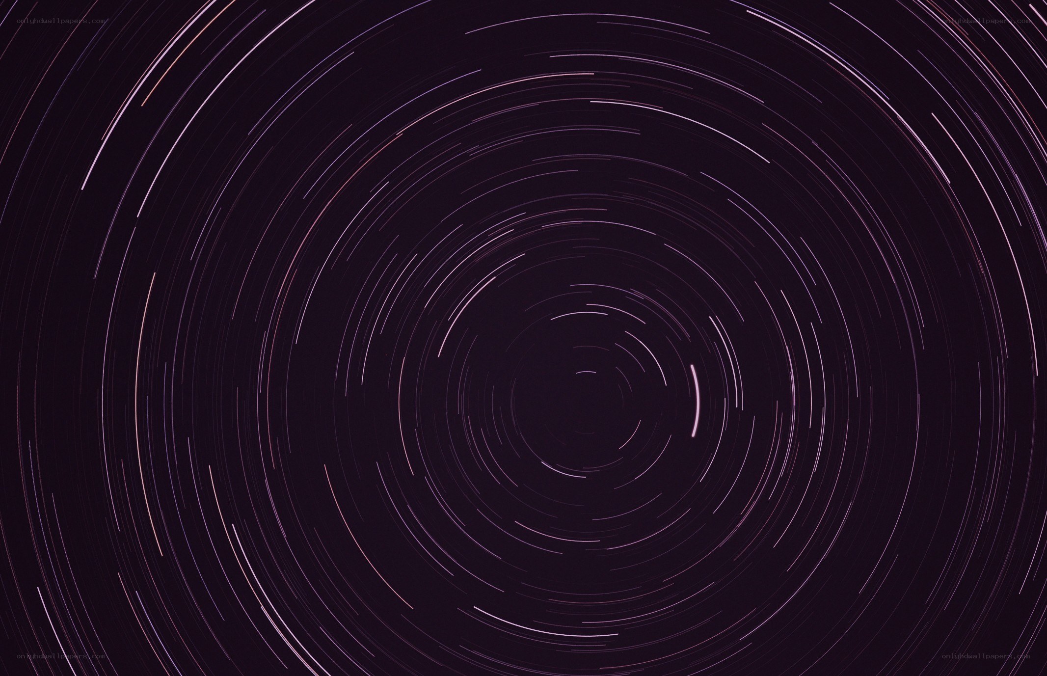 star trails in night sky