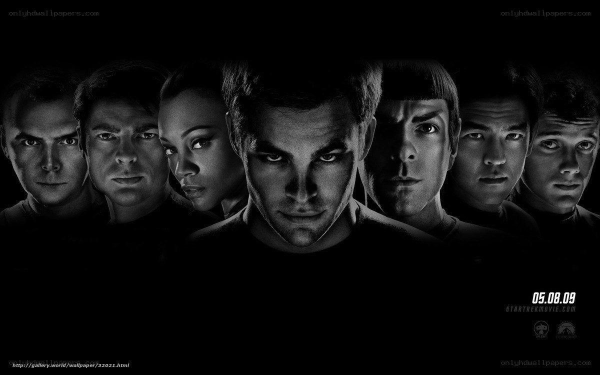 Star Trek 2009 cast poster