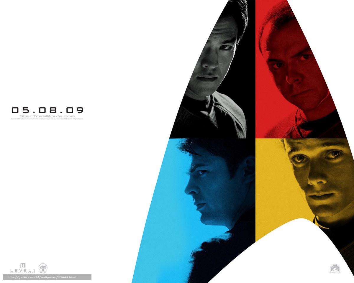 Star Trek 2009 character poster