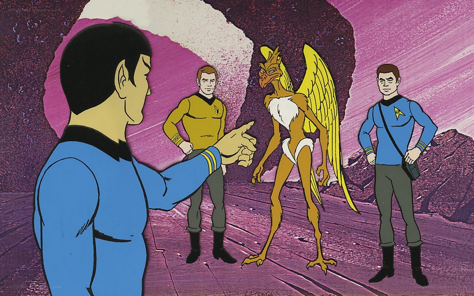 Star Trek animated scene