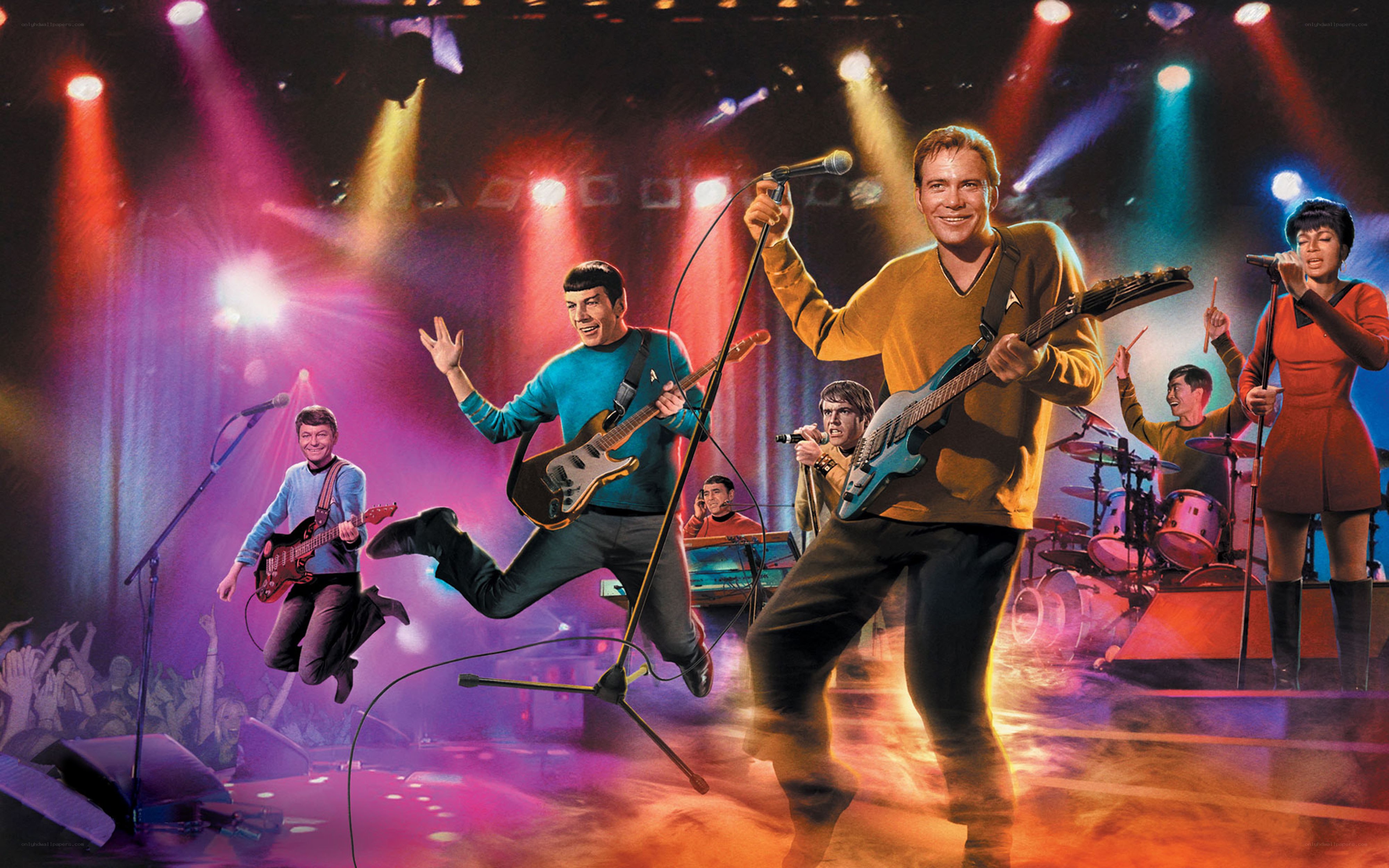 Star Trek band on stage