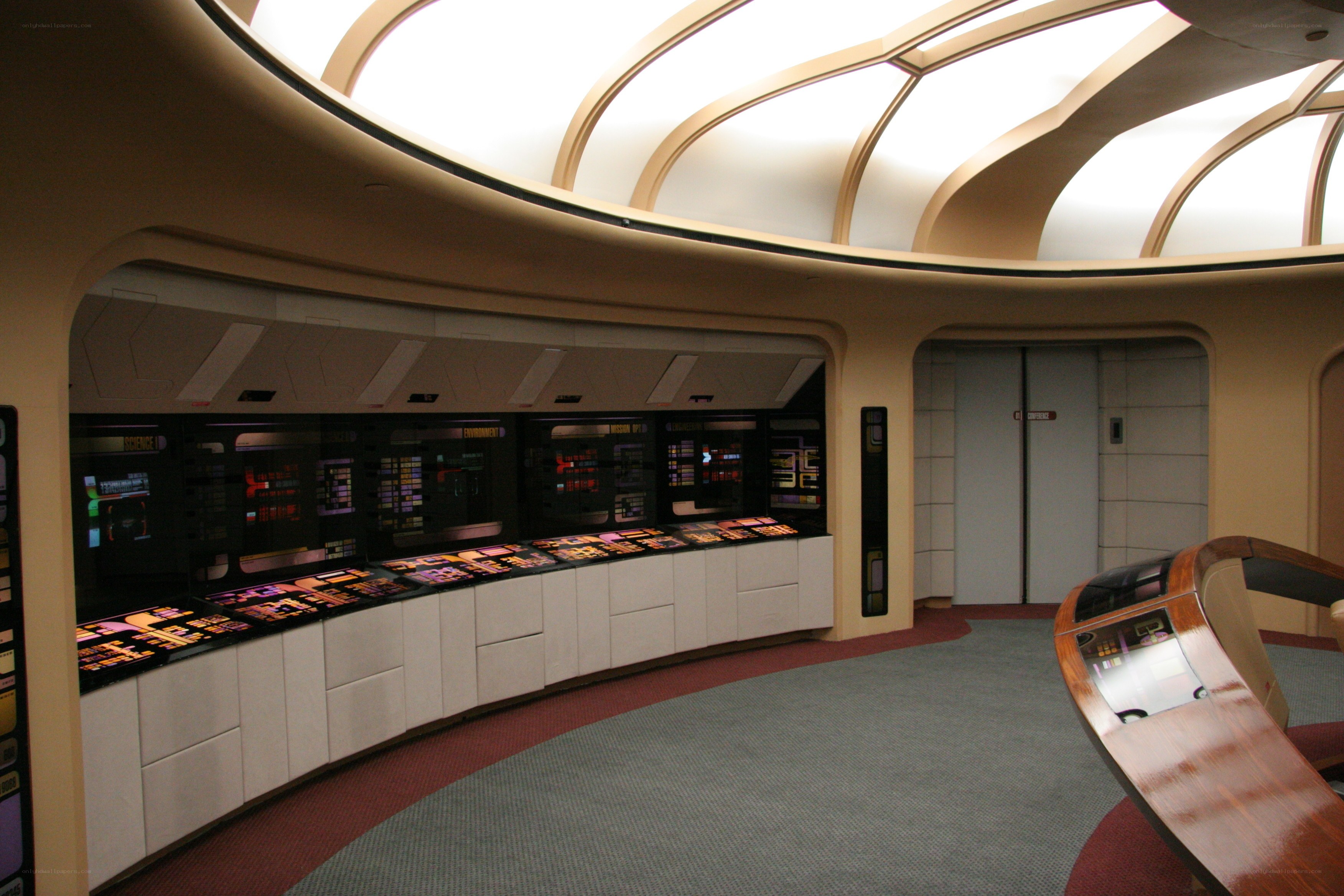 Star Trek bridge control room
