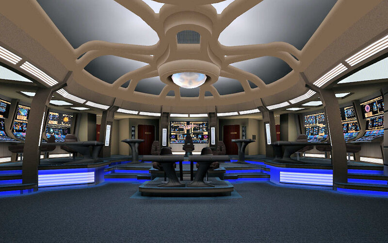 Star Trek bridge interior