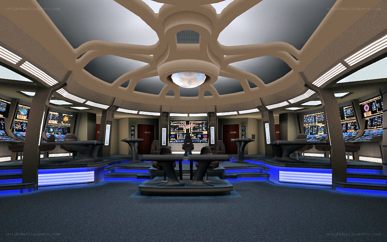 Star Trek bridge interior