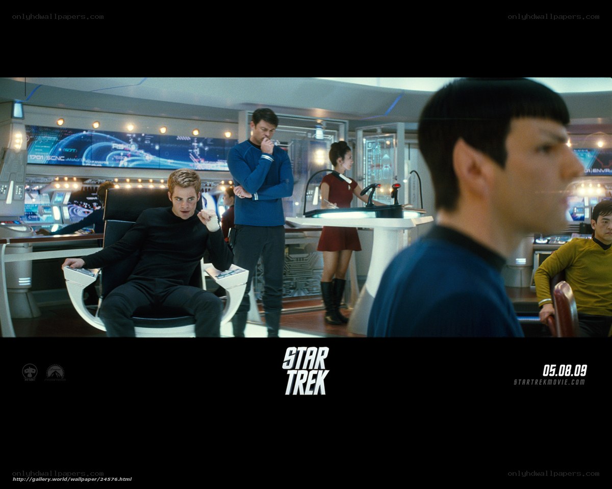 Star Trek bridge scene
